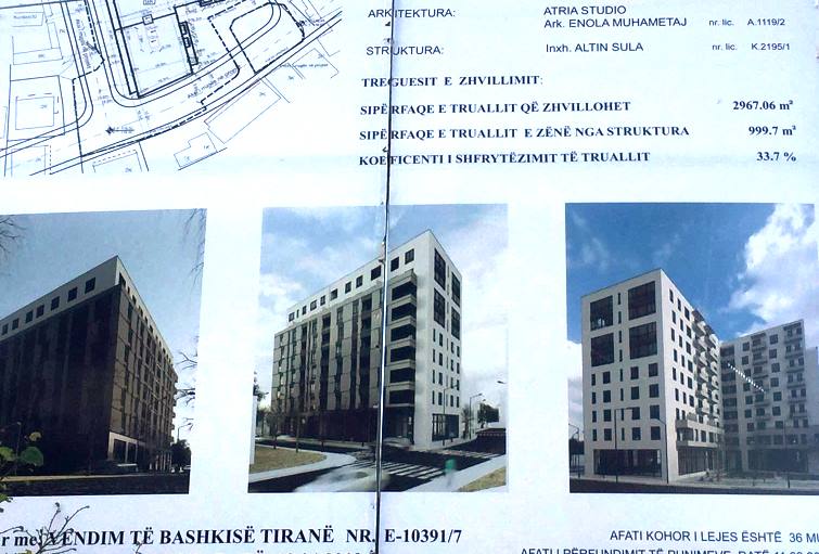 Godine banimi dhe sherbimi 2,7 dhe 9 kat ne rrugen Lluke Kacaj, Rruga e Dibres, Tirane